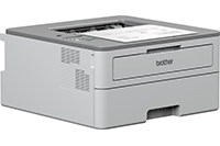 Brother HLB2080DW mono lézernyomtató nyomattal, jobbról
